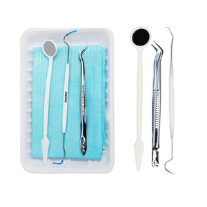 Espejo Dental de Acero Inoxidable, Juego de Herramientas Preparadas para Dentista, Kit de Cuidado Dental, Pinzas, Juego de Herramientas de Sonda de 3 Piezas - Product Image 4