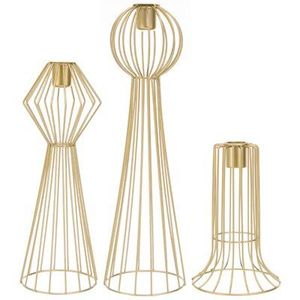 Bougies électroniques ferronnerie noire Ins décorations pour la maison romantiques lanternes de mariage artisanat en métal cadeaux fournitures d'artisanat - Product Image 4