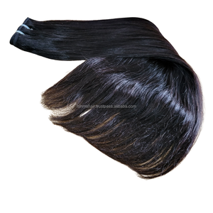 Cheveux humains vierges Remy de qualité supérieure, pleine longueur, 100 % naturels, alignés sur la cuticule, indonésiens, lisses, doux, brillants, qualité supérieure - Product Image 5