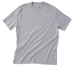 T-shirt personnalisé pour hommes, col en V, surdimensionné, respirant, t-shirts en coton uni, polyester, manches courtes, tricoté grande taille vierge - Product Image 2