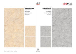 Carreaux en porcelaine de luxe 600x1200 mm, finition pierre veinée lisse, idéal pour les intérieurs résidentiels et commerciaux modernes - Product Image 3