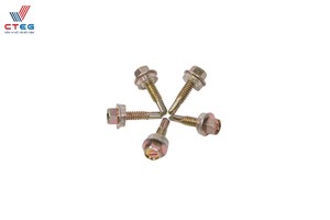 Vis de perçage d'individu de toiture avec le type antirouille de longue durée de rondelle d'EPDM - Product Image 3