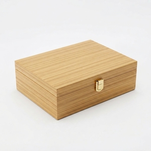 Wooden Jewelry Box Rectangle Elegant Lids Velvet Interior Multi Section <b>Storage</b> Case for <b>Ring</b> Necklace Jewelry Organization - Product Image 3