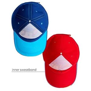 Gorra de béisbol de tela de sarga de 5 paneles bordada en 3D de alta calidad, sombrero con logotipo deportivo personalizado, patrón impreso de ala curva de estilo americano - Product Image 5