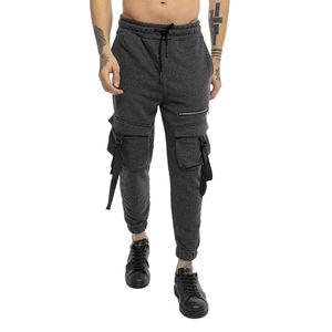 Pantalones informales de cintura media para hombre al mejor precio Lona de calidad superior de alto impacto Lavado oscuro Excelente fabricación de etiquetas privadas - Product Image 1