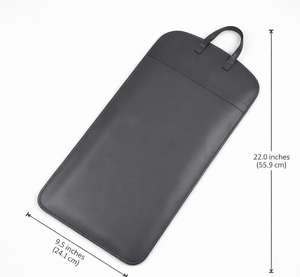 Premium Leather Garment Cover Bag <b>for</b> Coats and Suits Slim Travel and <b>Wardrobe</b> Protector - Product Image 4