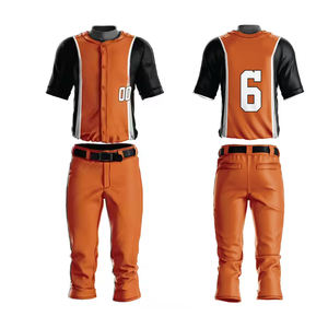 Offre Spéciale 2025 nouveauté Logo personnalisé maillot de Baseball ensemble respirant américain cousu maillot de Baseball blanc - Product Image 4