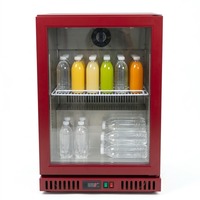 Réfrigérateur de table compact à porte vitrée pour boissons, mini-réfrigérateur électrique pour magasin, refroidisseur de boissons