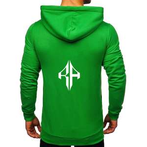 เสื้อฮู้ดแบบสวมหัวของผู้ชายผ้าคอตตอนพิมพ์ลายซิลค์สกรีน100% วัสดุผ้าฝ้ายพรีเมียมโลโก้ตามสั่ง - Product Image 3