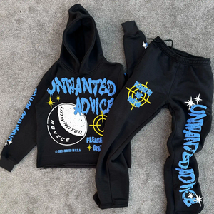 ชุดวอร์มผ้าฝ้ายแบบสวมหัวและมีฮู้ดสำหรับผู้ชายชุดวอร์มทรงพอดีตัวปกติพิมพ์ลายพัฟตามสั่งสำหรับฤดูหนาว - Product Image 6