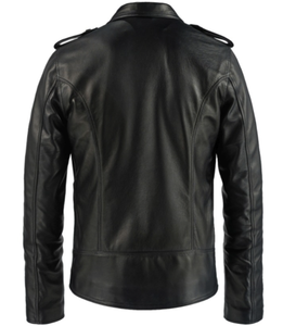 Chaqueta de piel de oveja de alta calidad para hombre diseño informal de moda de invierno grueso - Product Image 2
