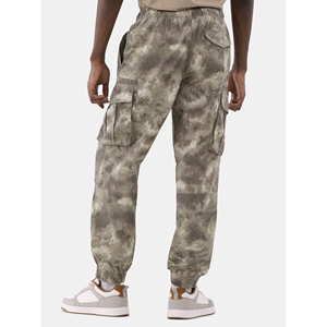 กางเกงแฟชั่นสไตล์ฮิปฮอปลายพรางของผู้ชายกางเกงผ้าลูกฟูกหกกระเป๋าตรง - Product Image 5