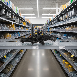 PDC Model 9 Class 8.8 Drywall Screw Drill Point Self-Drilling Bugle Head Carbon Steel/Inch Metric Black/Grey Phosphate Coating - Product Image 1