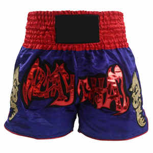 Personalizado rojo/azul/púrpura Unisex Muay Thai corto al por mayor en Tailandia para Kick Boxing MMA Wrestling fairtex muay thai boxeo corto - Product Image 1