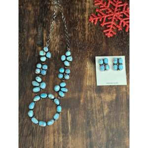 Travis J. Ensemble de colliers en turquoise et argent sterling Golden Hills Cultural Collectible - Product Image 2