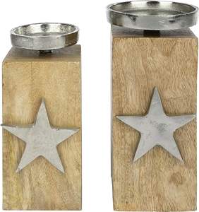 Fabricant de confiance, design tendance, vente chaude, meilleure qualité, bougeoir étoile, taille et design personnalisés - Product Image 1