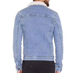 Veste de conception unique pour hommes 2025 dernière mode sur mesure Logo imprimé vestes en jean pour hommes - Product Image 3