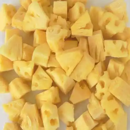 Production Line Bulk Peeled Fruit Pulp Diced Iqf Frozen Pineapple Chunks Fresh Pineapples EDIBLE Yellow Sweet SD Akina