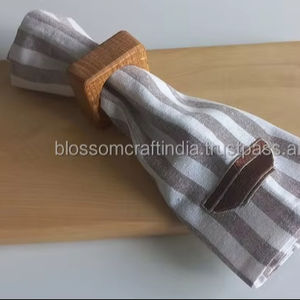 Wooden Napkin Ring Modern Design Eco Friendly Dining <b>Table</b> Decor for Home Kitchen Restaurant Wedding Use Events <b>Parties</b> - Product Image 5