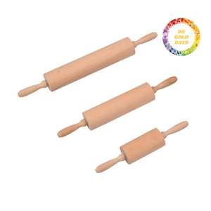 Rouleau à pâtisserie en bois de qualité supérieure pour la pâtisserie, la pâtisserie, le pain, surface lisse antiadhésive - Product Image 1