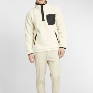 Sudadera con Capucha de Forro Polar Sherpa, Cuello Alto, Suave y Cálida, Diseño Transpirable para Conjuntos Casuales Modernos, Ofrece Comodidad - Product Image 3