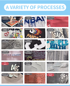 Sudadera con capucha de peso pesado personalizada Sudaderas con capucha casuales de gran tamaño en blanco Ropa de calle Logotipo de serigrafía personalizado Sudadera con capucha de talla grande - Product Image 4