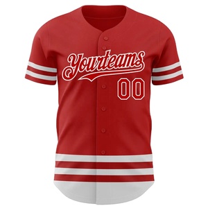 Nueva Camiseta de Béisbol de Diseño Personalizado, Cosida, Personalizada, de Malla 100% Poliéster, Cuello en V, Unisex, para Adultos, de la Mejor Calidad, Transpirable, Deportiva - Product Image 1