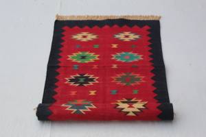 Tapis fait main en coton de style bohème pour salon et chambre à coucher vendeur indien - Product Image 5