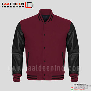 OEM Embroidery Patches <b>Jacket</b> Custom Logo Letterman <b>Jacket</b> Baseball Lather Streetwear Coat Varsity <b>jacket</b> - Product Image 5