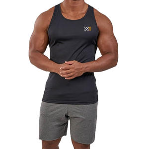 ¡Directo de Fábrica! Camisetas sin mangas de algodón y poliéster para hombre, estilo casual, con logotipo personalizado, precios al por mayor, ahora en stock. - Product Image 1