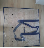 Boîte de rangement pour œuvres d'art de grande capacité 78*61cm, tableaux blancs, affiches, plans, tableaux d'affichage, sac de rangement étanche en PVC transparent