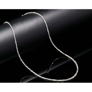 Collier de perles en diamant blanc cubique 1,5-2,5 mm, naturel et étincelant, longueur 16 pouces - Product Image 3