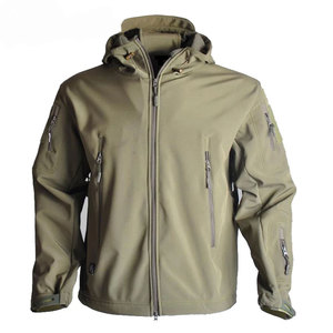 Chaqueta Softshell para hombre, chaqueta de invierno rompevientos, chaqueta de invierno para hombre, chaqueta impermeable de lana para exteriores - Product Image 3