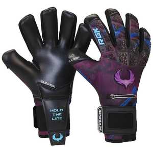 Gants de gardien de but en cuir de qualité supérieure personnalisables coupe personnalisée poignée en latex de football en gros - Product Image 4