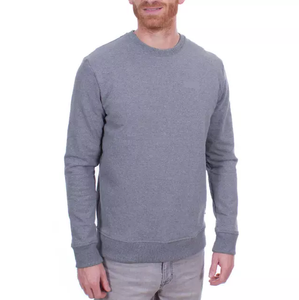 Hommes de haute qualité 100% coton tricoté sweats surdimensionnés couleur unie col rond personnalisé grande taille vêtements d'hiver sweats à capuche unis - Product Image 6