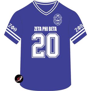 เสื้อฟุตบอลแขนครึ่งแขนเสื้อฟุตบอล Sigma Gama Rho เสื้อฟุตบอลแบบกำหนดเองระบายอากาศได้ดี - Product Image 1