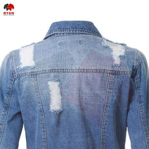 Veste en jean bleue pour femmes, design personnalisé, fermeture à boutons, vêtements de mode, fabrication OEM ODM - Product Image 5