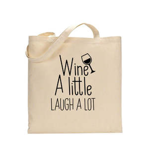 Bolsas de Regalo con Diseño de Vino y Mucha Risita, Ideales para Vino de Bodega - Product Image 1