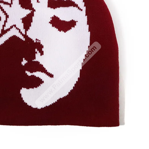 New Arrival Custom Jacquard <b>Beanies</b> Quick Dry 100% Cotton Top Manufacturer Embroidered <b>Beanies</b> - Product Image 4