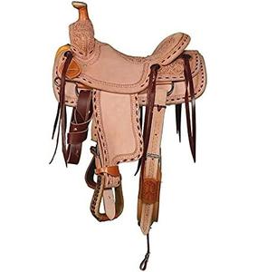 Selle Western Wade de Meilleure Qualité |   Cuir d'Argentine |   Design sculpté à la main de qualité supérieure |   Équipement de Confort Professionnel pour l'Équitation 2026 - Product Image 1