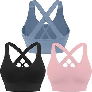 Sujetador Deportivo para Mujer de Primera Calidad, Ultra Cómodo y Transpirable, con Logotipo Frontal, para Correr, Yoga y Entrenamiento, en Spandex/Nailon, Tallas para Adultos - Product Image 3