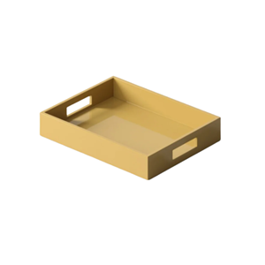 ถาดเสิร์ฟแล็กเกอร์สี่เหลี่ยมผืนผ้าถาด MDF สำหรับเสิร์ฟชากาแฟของว่างในร้านอาหารและโรงแรมราคาไม่แพงจากเวียดนาม - Product Image 1