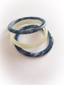 2025 tendance décontracté résine bracelet bijoux coloré teint géométrique grande taille carré acrylique Bracelet bracelets pour les femmes - Product Image 3