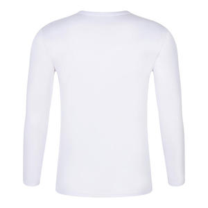 Venta al por mayor personalizado 100% poliéster camisa de manga larga buen desgaste acogedor agradable a la piel resistencia y elasticidad camiseta para hombres - Product Image 1