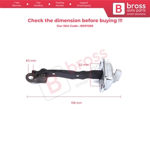 BDP1369 Conjunto Limitador de Puerta Delantera para Yaris Vitz MK3 P13 2010-2020 Vios P15 Verso S P12 6861052130 - Product Image 5