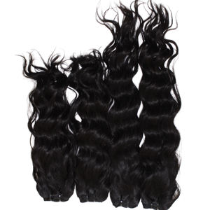 Venta al por mayor Raw Virgin Hair Bundle Machine Doble Trama Super Double Drawn Remy Extensiones de cabello humano vietnamita Natural - Product Image 1