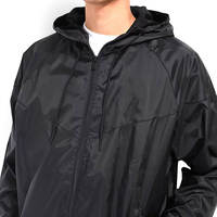 Blouson Bomber à Capuche pour Homme, Coupe-Vent en Polyester, Fermeture Éclair Décontractée, Vêtement d'Hiver, Couleur Personnalisable sur le Devant, Imperméable