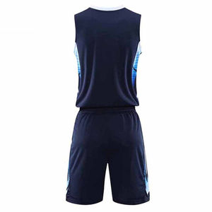 Nouveau design bas quantité minimale de commande bas prix 100% polyester vêtements d'équipe d'entraînement top demande imprimé tendance sport uniformes de basket-ball - Product Image 3