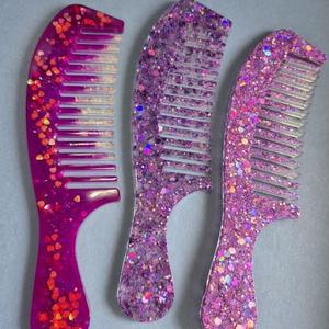 หวีเรซิ่นมืออาชีพสำหรับช่างตัดผม ใช้สำหรับจัดแต่งทรงผมในร้านเสริมสวย วัสดุเรซิ่นคุณภาพสูง - Product Image 1