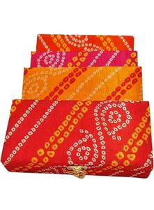 Caja de cartón al por mayor hecha a mano con estampado Lahariya para guardar joyas, ideal para Navidad, fiestas, bodas y regalos para novias. - Product Image 5